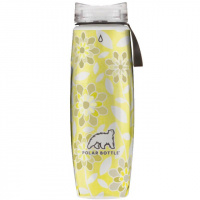 Термобутылка Polar Bottle Ergo Graphic (650мл), silver gold