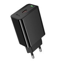 Мережевий зарядний пристрій HOCO CS93A Leader single port PD20W charger Black (6942007671064)
