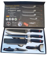 Кухонные ножи универсальные из нержавеющей стали Swees Family SF-008 предметов с антипригарным покрытием