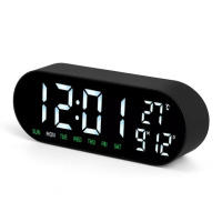 Годинник мережний VST-913-6, білий, температура, USB