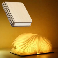 Складна LED лампа-книжка з акумулятором 22*16*2,5см ∙ Світильник - нічник у формі книги з регульованою яскравістю