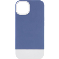 Чохол для Apple iPhone 13 - TPU+PC Bichromatic (Blue / White) - купити в SmartEra.ua