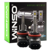 Автолампа Winso LED H8/H11/H16 12/24V 30Вт 3000Лм 6500K CSP3570 2шт