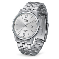 Чоловічий годинник Casio MTS-110D-7A з сапфіровим склом та сталевим браслетом
