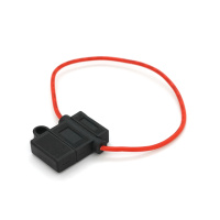 Автомобильный проводной держатель предохранителя 1015/16, 1A-48A,250V пыле/водонепроницаемый, медь, 30см.в корпусе ПВХ