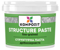 Паста структурная ART Kompozit мелкозернистая, 1 л, Белый