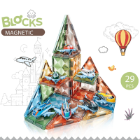 Конструктор магнітний Magnetic DIY 29 елементів Літаки Різнокольоровий