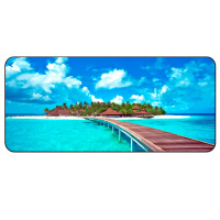 Коврик 300*600 тканевой «Остров» с боковой прошивкой, толщина 2 мм, Пакет