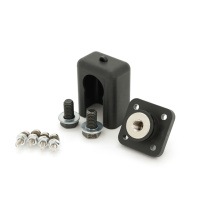 Корпусная проходная клемма 150A-C, М8-М8, 150A, 600V, ≤0,6 мОм, медь, IP54, Black