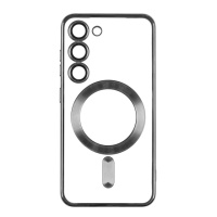 Чохол TPU Metallic Full Camera with Magsafe для Samsung Galaxy S21 FE (G990)