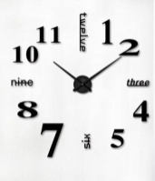 Настенные 3D часы DIY Clock 60-70см / 015S