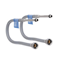 Шланг для підключення змішувача Thermo Alliance Standart (пара) 60 см NYLON M10x1/2«В довга ігла TAS386W60L