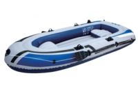 Надувний човен (JR-2400) (264/145/41см) (4-х місць., 2 подушки, насос, весла)