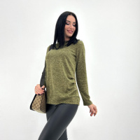 Жіноча кофтинка з гудзиками «Vesta» оптом | Батал