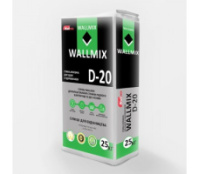 Wallmix D-20 (25 кг) Стяжка для підлоги армована (10-100мм)