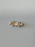 Коннектор. Размер - 22*11 мм. Цвет - сталь. Цена указана за 1 шт.