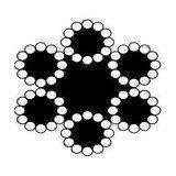 Канат стальной оц. 8.0 мм ИСО 2408