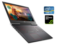 Игровой ноутбук Б-класс Dell Inspiron 15 7577 / 15.6« (1920x1080) IPS / Intel Core i5-7300HQ (4 ядра по 2.5 - 3.5 GHz) / 16 GB DDR4 / 128 GB SSD +...