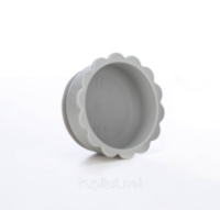Силіконова миска дитяча FreeOn  Bear, grey