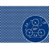 Перфорированный лист сталь 1,0х1000х2000