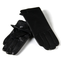 PODIUM Перчатка Женская кожа-олень Holms 31-3 black плюш Распродажа