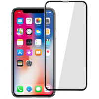 Захисне скло для iPhone 11 Pro Max (6.5«) / XS Max 5D Hard (full glue) (тех.пак) (Чорний) - купити в SmartEra.ua