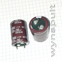 200V 390mF 2230 105°C 2130 LXS NIPPON 390µF 390uF Конденсатори електролітичні