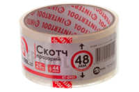 Скотч Intertool 48 мм х 25 м х 52 мкм прозрачный (KT-0901) (6 шт.)