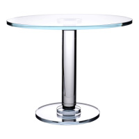 Тортовница стеклянная на ножке 30×24 см подставка для торта, капкейков прозрачная HP-4-83M