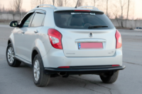 Задняя дуга AK005 Черная (Нержавеющая сталь) для SsangYong Korando 2010-2019 гг