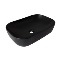 Раковина-чаша Qtap Robin 600x390x150 Matt black QT132143PMBMBN