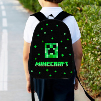 Рюкзак дитячий майнкрафт «Minecraft» 34х27см, міський ранець для хлопчика з принтом (00183)
