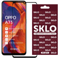 Захисне скло SKLO 3D (full glue) для Oppo A73, Чорний - купити в SmartEra.ua