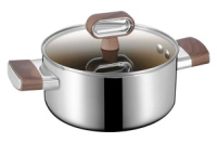 Каструля нержавіюча Maestro-Ellite 200мм x 2.8л Titanium (MR-3560-20)
