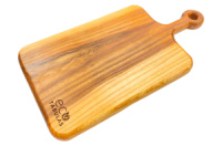 Доска разделочная Eco Tabulas 400 x 200 x 27мм с ручкой Lux (ас52)