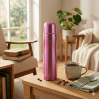 Термос Kamille 1л рожевий