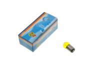 Лампа S25 (двоконтактна) 12V 10W/5W (стоп, габарит) (жовта) TOPCROWN