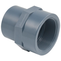 Подвійний адаптер ПВХ Hidroten 1002125, муфта/втулка, BP, d50-63 мм, 2«