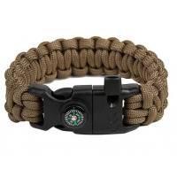 Браслет из паракорда для выживания Paracord Турция 7125 койот