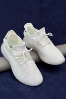 Кроссовки женские текстиль, цвет белый, 243R350