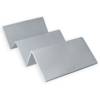 Детский складной термоковрик однотонный 2000х1500х10мм Серый (299) SW-00001187