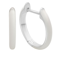 Серебряные серьги CatalogSilver с фианитами, емаллю (2181200)