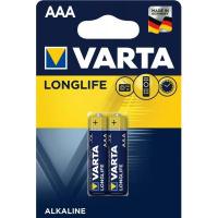 Батарейка Varta AAA Varta Longlife LR03 * 2 (04103101412)