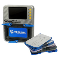 Преднагреватель с ЖК дисплеем Mechanic Heat Kit i15 для ремонта плат, с реболлинг-платформами и BGA трафаретами iPhone X-15 Pro Max