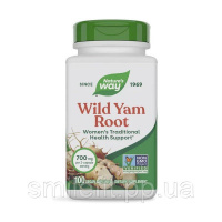Дикий Ямс, 700 мг, Wild Yam Root, Nature's Way, 100 веганських капсул