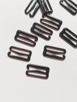 Крючок для бретелей. Размер 23 мм/ черная эмаль/ 1 шт/