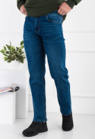 Чоловічі сині джинси батал