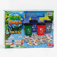 Дитяча настільна гра «Сортування сміття, 5 варіантів гри, дитячі настільні ігри, дитячі настільні ігри»