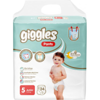 Подгузники Giggles junior 11-25 кг 24 шт (8680131205158)