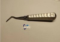 Хирургический элеватор ApogeyDental для удаления зубов (Правоизогнутый) 1 шт